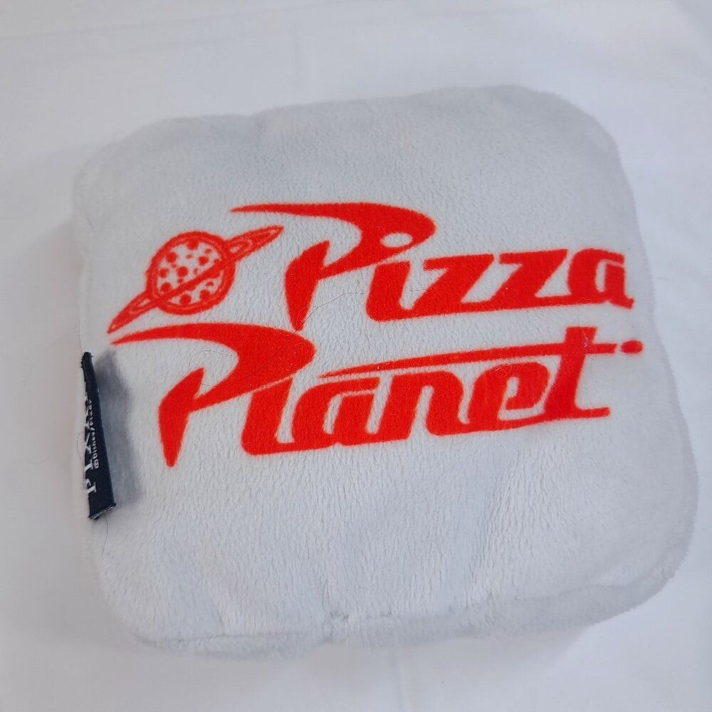 Chewy Pizza Planet dog toy pizza box white square‎ plush Toy Story Disney Pixar